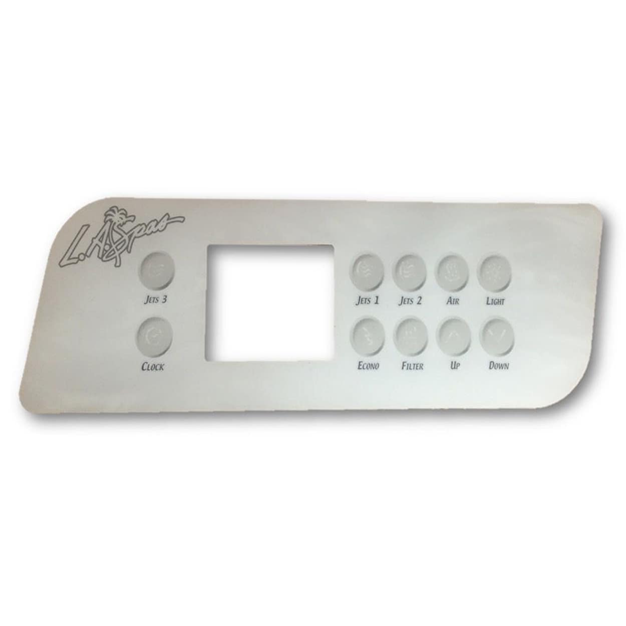 LA Spas K-72 Old Style 10 Button(3 Pump + Air) Overlay