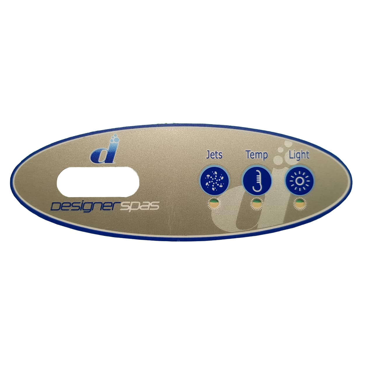 OVERLAY: Balboa(Designer Spas) VL200 3 Button Overlay