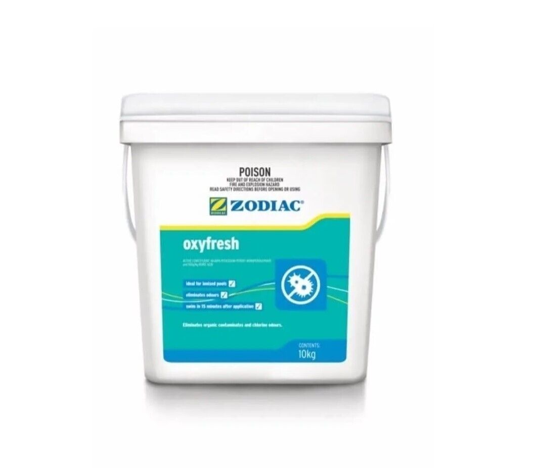 Zodiac Oxyfresh 10Kg Makes Cloudy Pool Clear Again - Removes Chlorine Odour