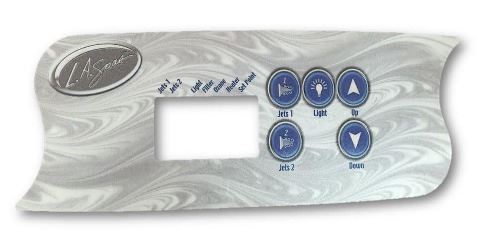 LA Spas K-71 5 Button(2 Pump) Overlay