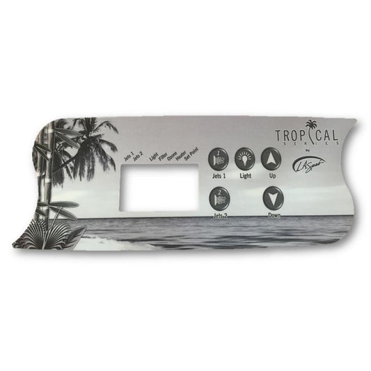 LA Spas K-71 5 Button(2 Pump) Tropical Overlay