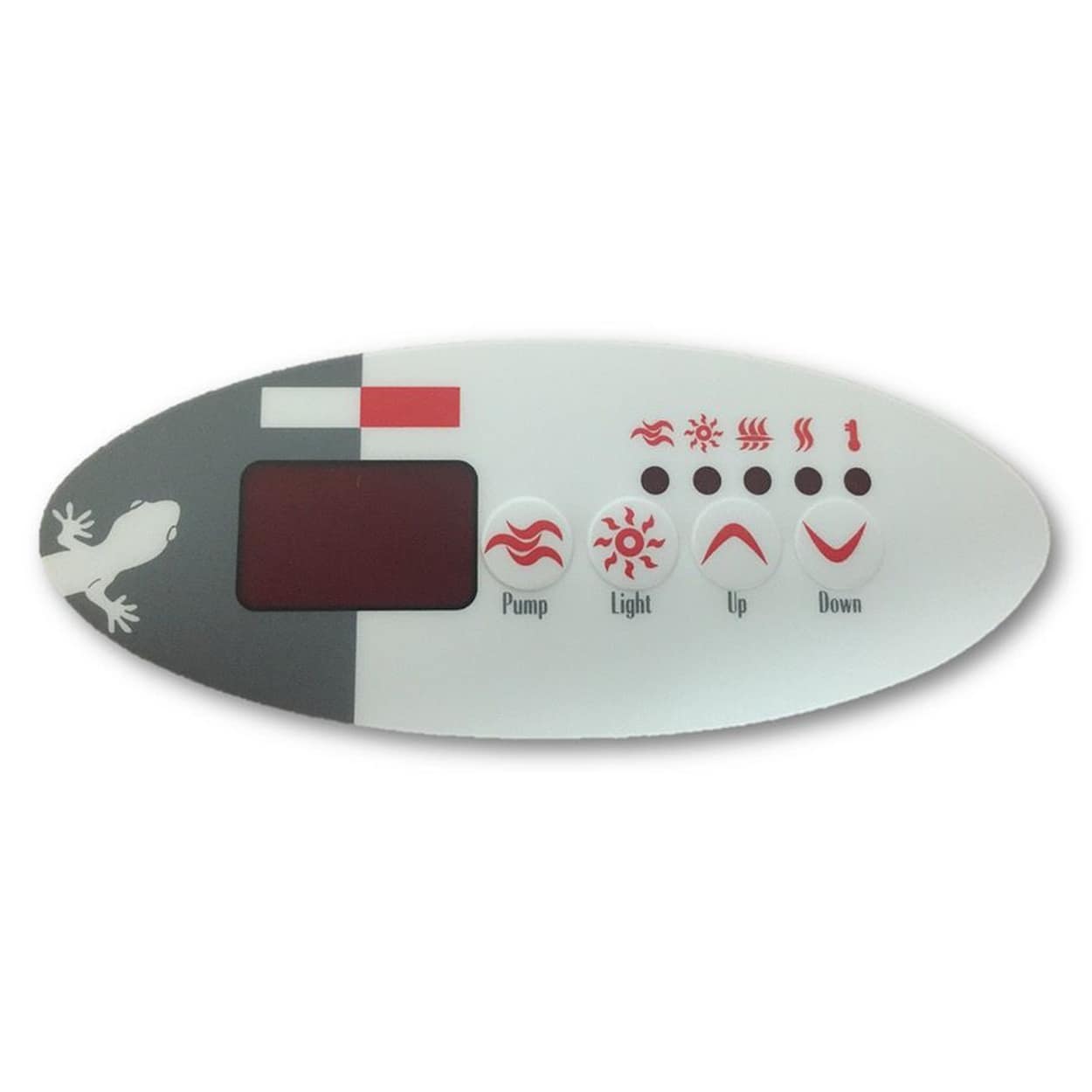 Gecko TSC-9 / K-9 4 Button(1 Pump) Overlay