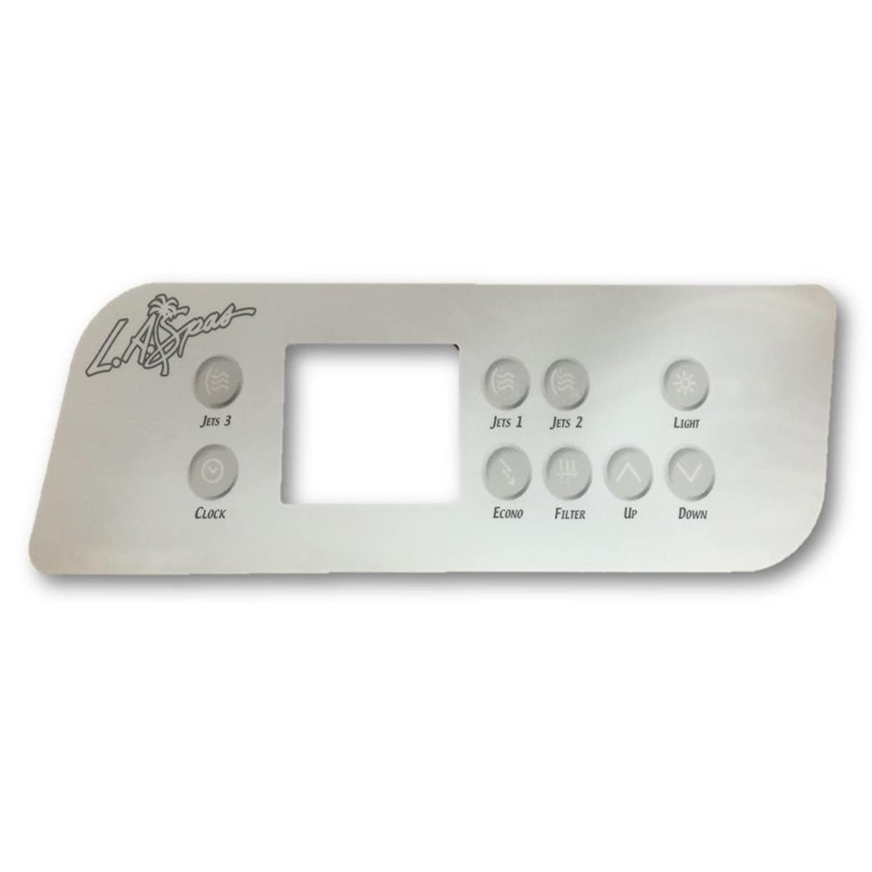 LA Spas K-72 Old Style 9 Button(3 Pump) Overlay