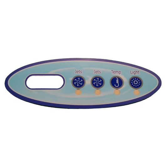 OVERLAY: Balboa(Bullfrog Spas) VL200 4 Button Overlay