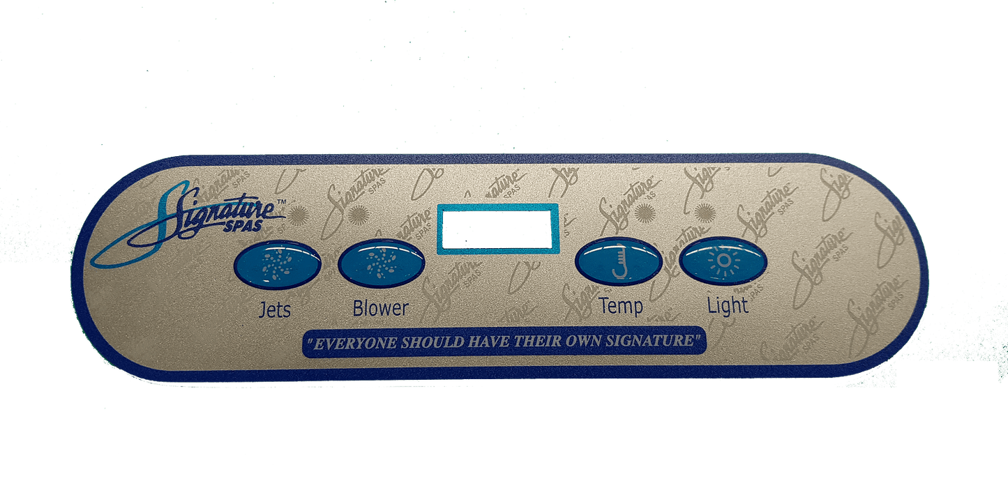 OVERLAY: Balboa(Designer Spas) ML400(J,B,T,L) Overlay