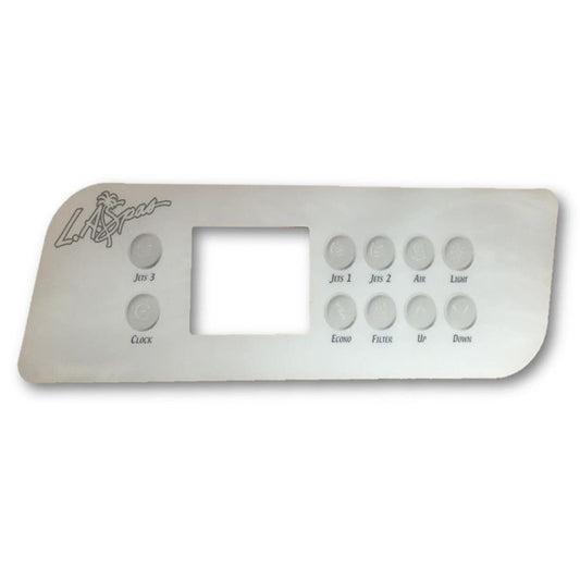 LA Spas K-72 Old Style 10 Button(3 Pump + Air) Overlay