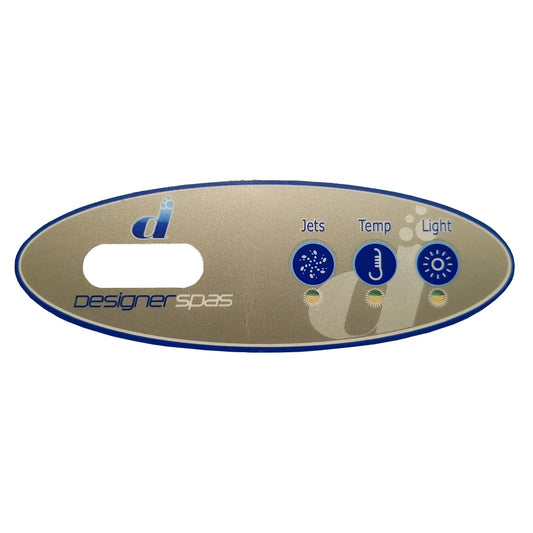 OVERLAY: Balboa(Designer Spas) VL200 3 Button Overlay