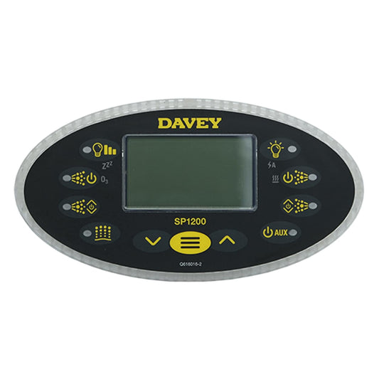 Davey/Spa-Quip SP1200 Oval Touchpad and Overlay