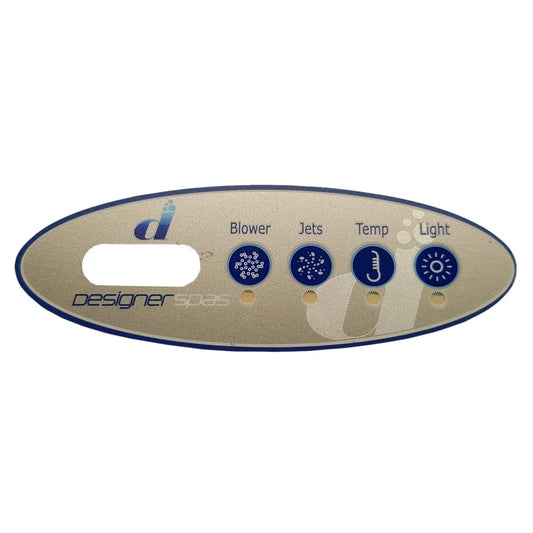 OVERLAY: Balboa(Designer Spas) VL200 4 Button Overlay
