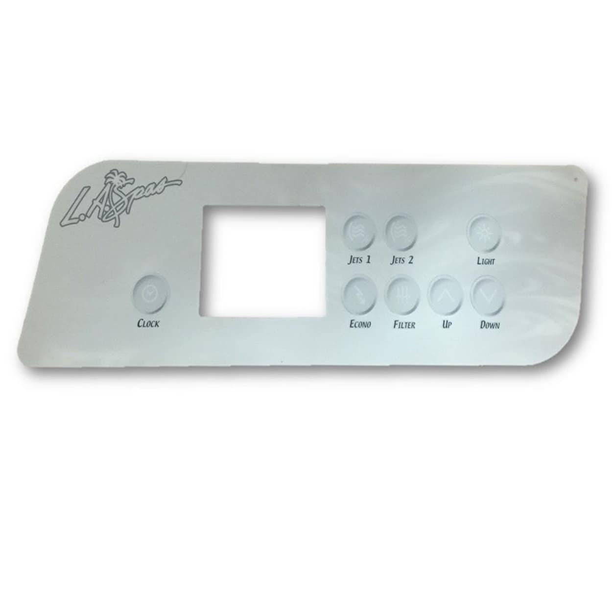 LA Spas K-72 Old Style 8 Button(2 Pump) Overlay