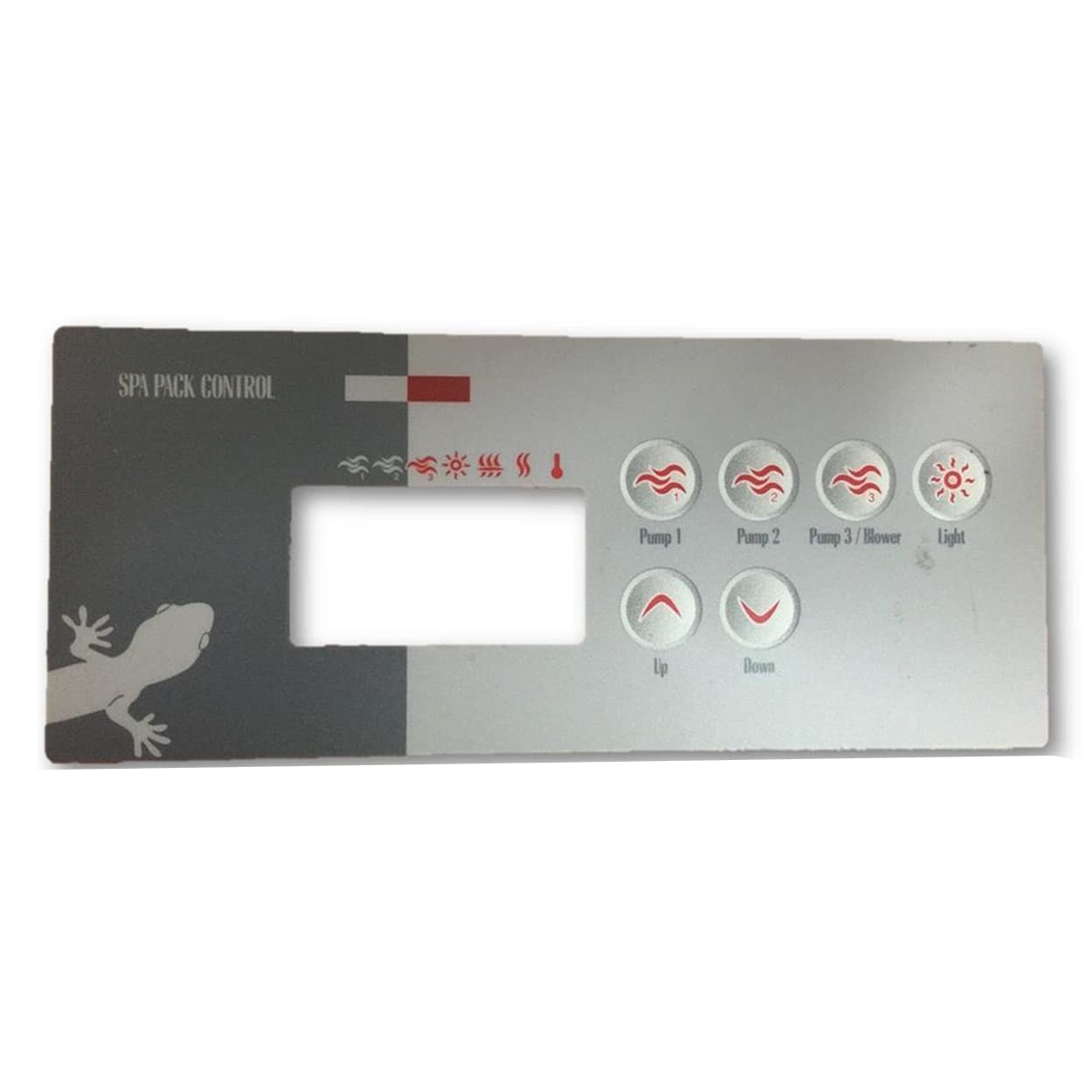 Gecko TSC-35 / K-35 6 Button(2 Pump + Pump/Bower) Overlay
