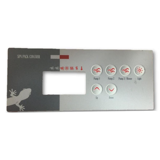 Gecko TSC-35 / K-35 6 Button(2 Pump + Pump/Bower) Overlay