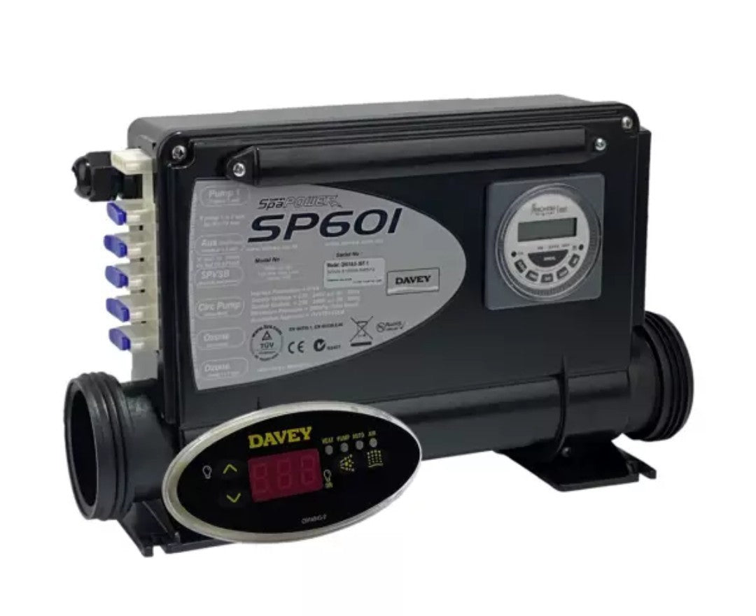 Davey SP601 2.0kw Controller with Time Clock and Touchpad Q601AU-20T S ...