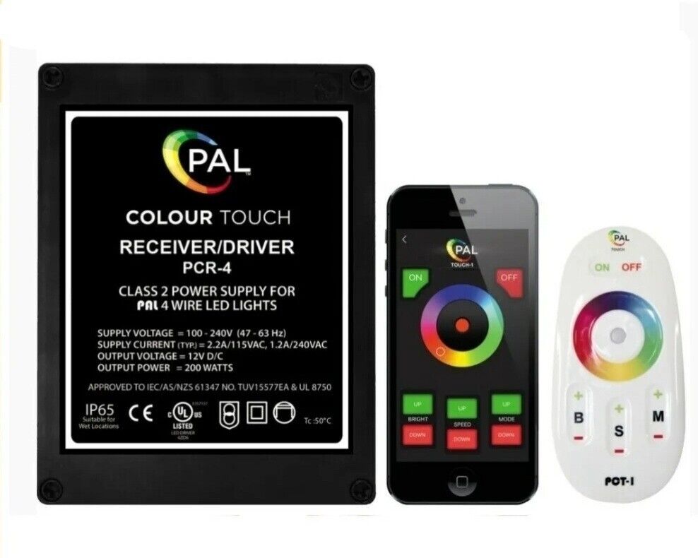 Davey PAL Colour Touch LED Driver with Remote and Wi-Fi module Runs Up To 8