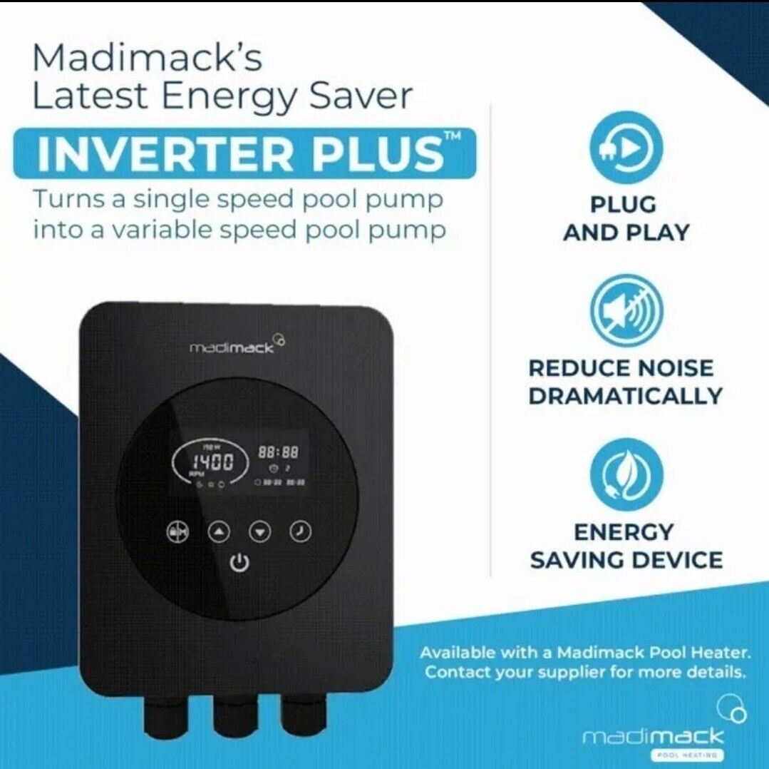 Madimack Inverter Plus 1.1kW - Variable Speed Pool Pump Controller