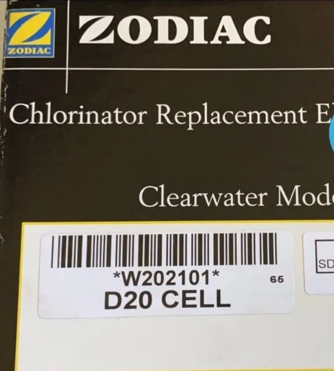 Zodiac GENUINE Clearwater D20 Self Cleaning Salt Water Replacement Cell - W20210