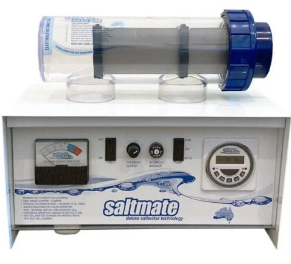 Saltmate SMT120 Salt Water Pool Chlorinator With Digital Clock – My ...