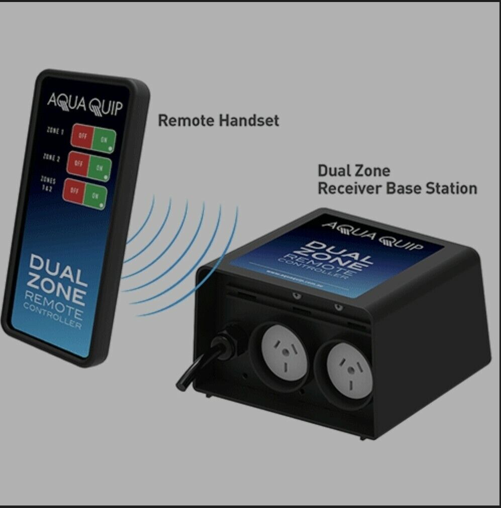 Aquaquip Dual Zone Remote Controller Touch Screen Pool Lights Spa Remo ...