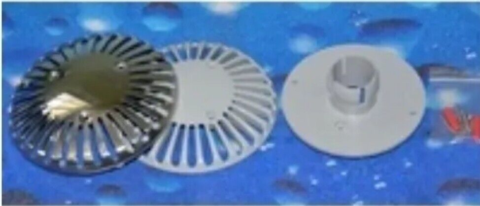 Flolux Flosafe 40mm Polished Stainless Steel Spa/Pool Safety Suction S ...