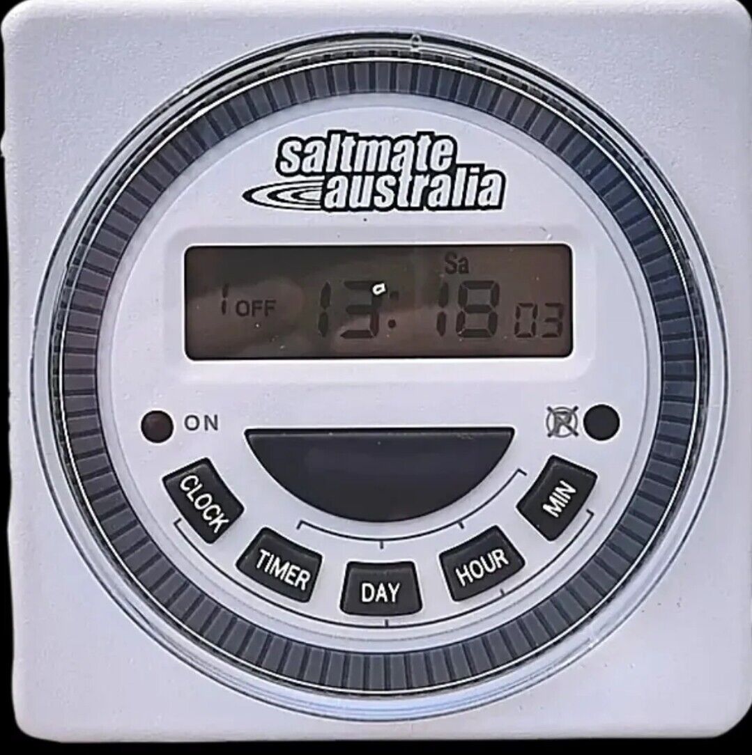 Saltmate SMT120 Salt Water Pool Chlorinator With Digital Clock